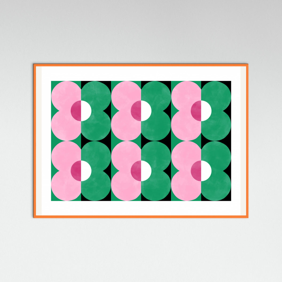Orange Wood 3x4 Aspectratiomixed42 Poster