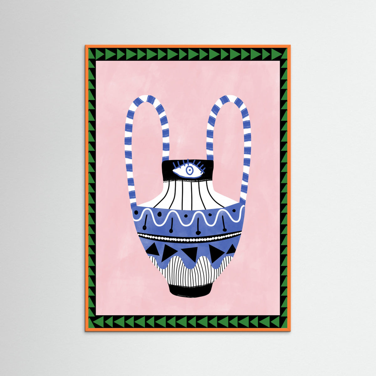 Orange Wood 3x4 Aspectratiomixed54 Poster