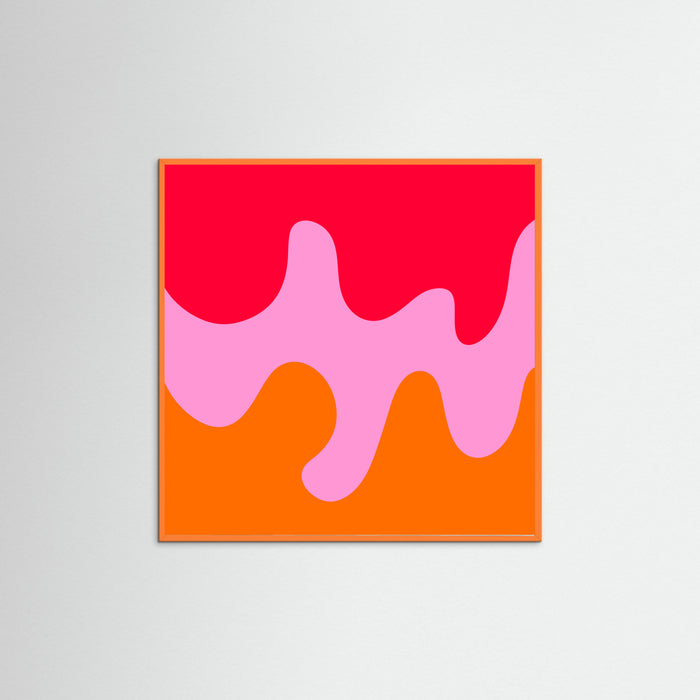 Orange Wood 4 Poster