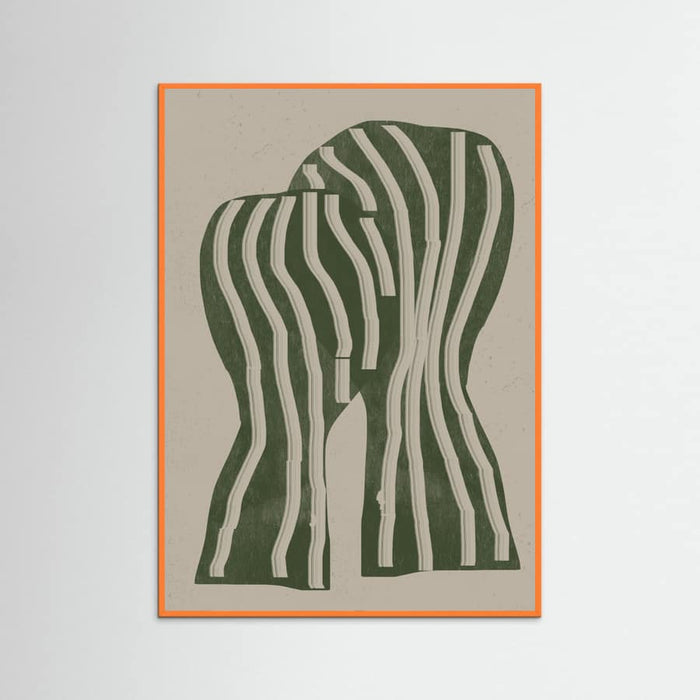 Abstract Kiss Poster – plakat og kunsttryk
