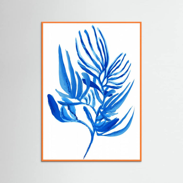 Blue Aquatic Plant Poster 6 – poster and art print
