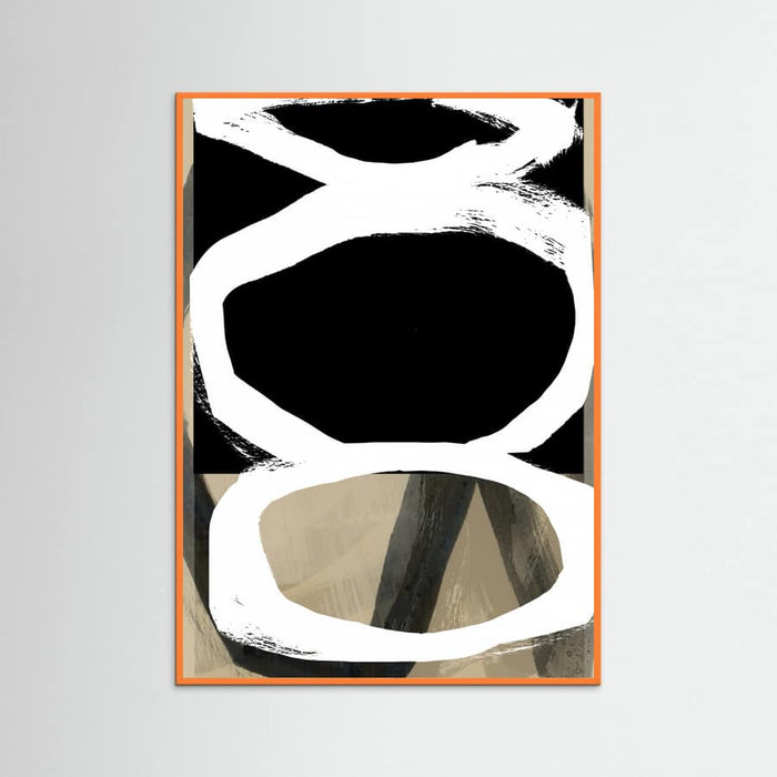 Bold Black On White No4 Poster – plakat og kunsttryk