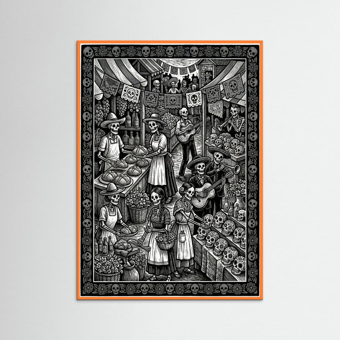 Orange Wood Calavera Tapatia Chronicle