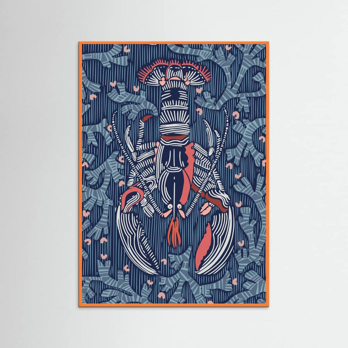 Crustacean Core navy Poster – poster and art print