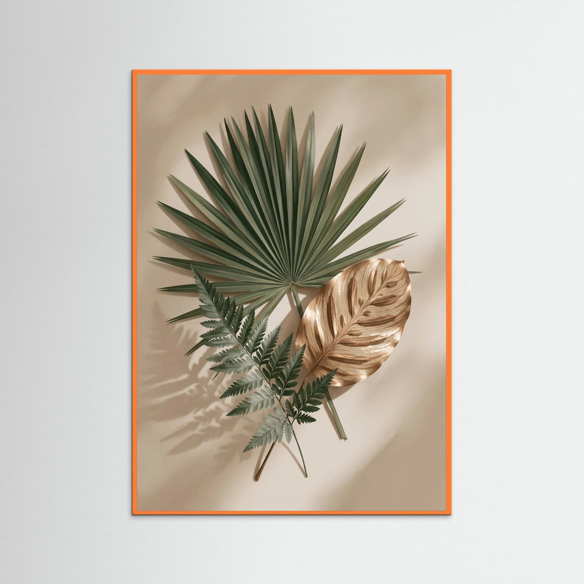 Orange Wood Gilded Tropics