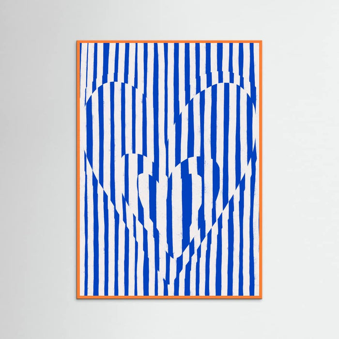 Plakat Hearts (Blue Version) – plakat i druk artystyczny
