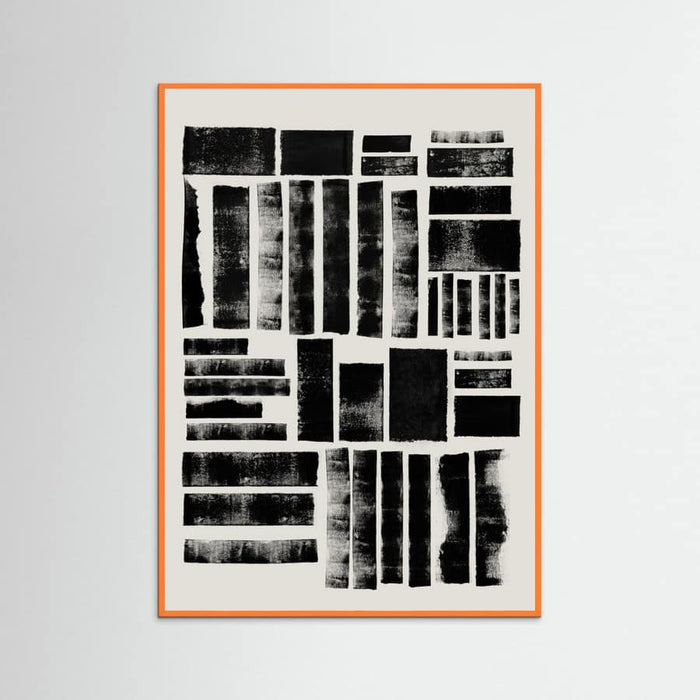 LINO CUT COMPOSITION Poster – plakat og kunsttryk