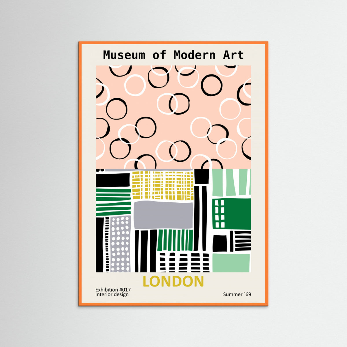 Orange Wood Museum of Modern Art London Poster