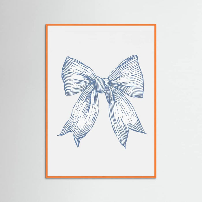 Plakat Nautical Pale Blue Bow – plakat i druk artystyczny