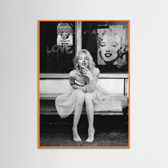 New Marilyn BW Poster – plakat og kunsttryk