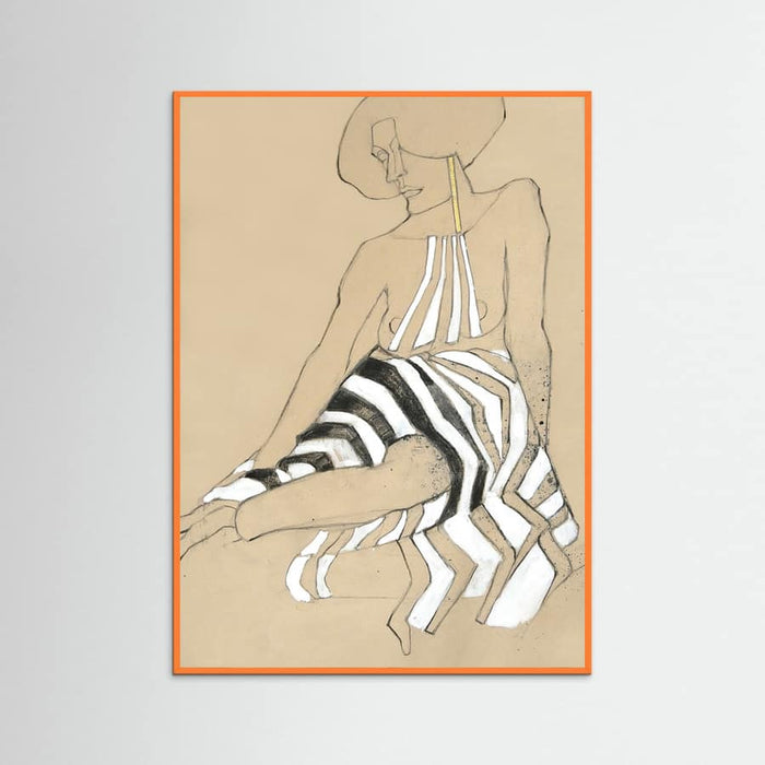 Nude Art Nouveau Poster – plakat og kunsttryk