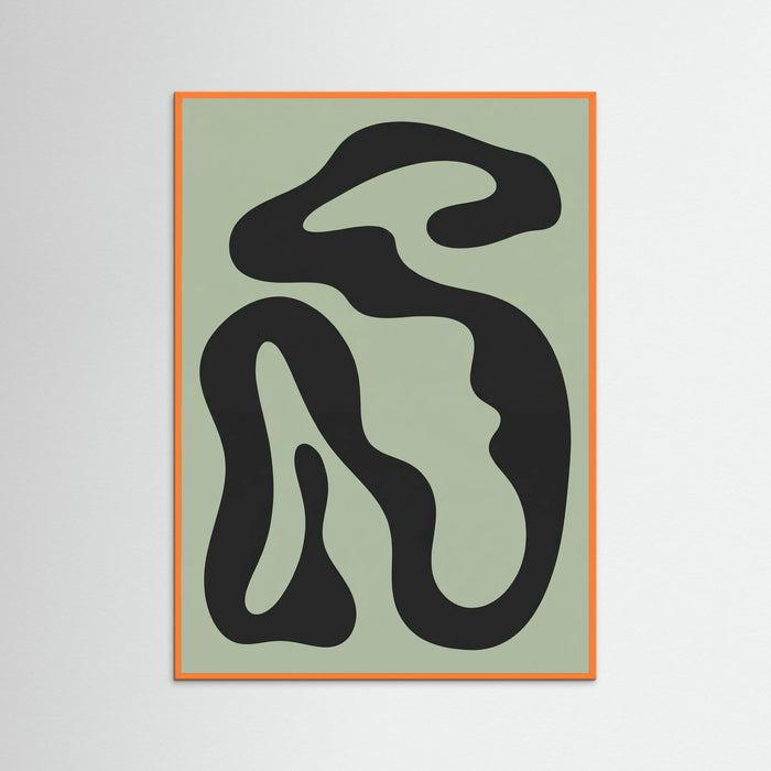 Organic Shapes Abstraction – poster och konsttryck