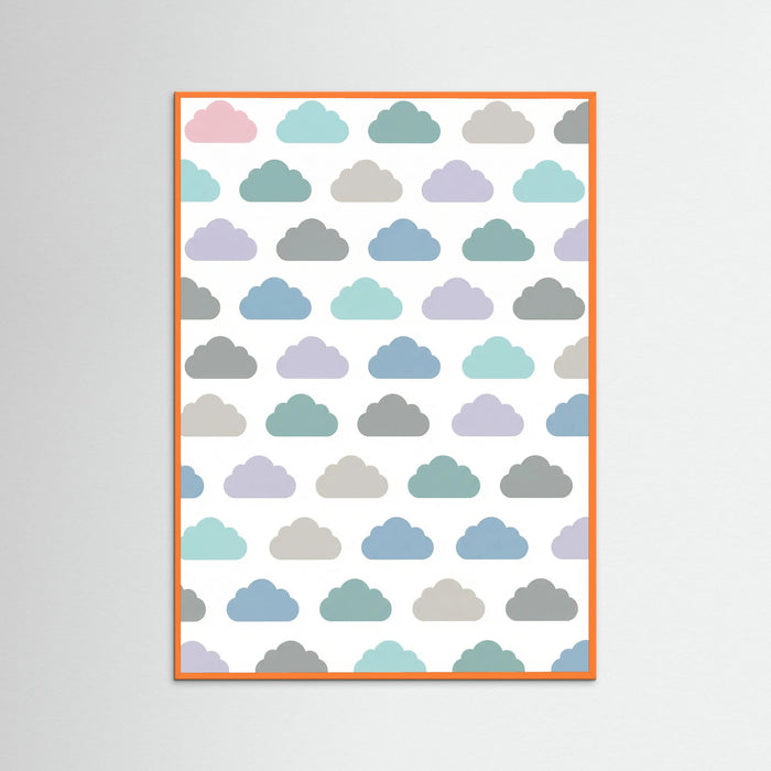Orange Wood Pastel Rainfall