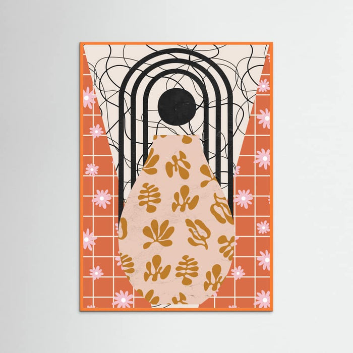 Orange Wood Potterypoemno06 Poster