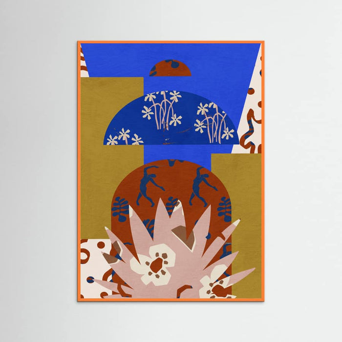Orange Wood Potterypoemno13 Poster
