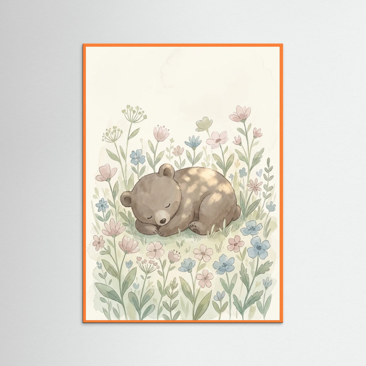 Orange Wood Quiet Whimsy