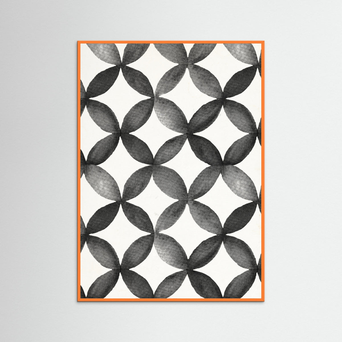 Orange Wood SUN MOON Poster