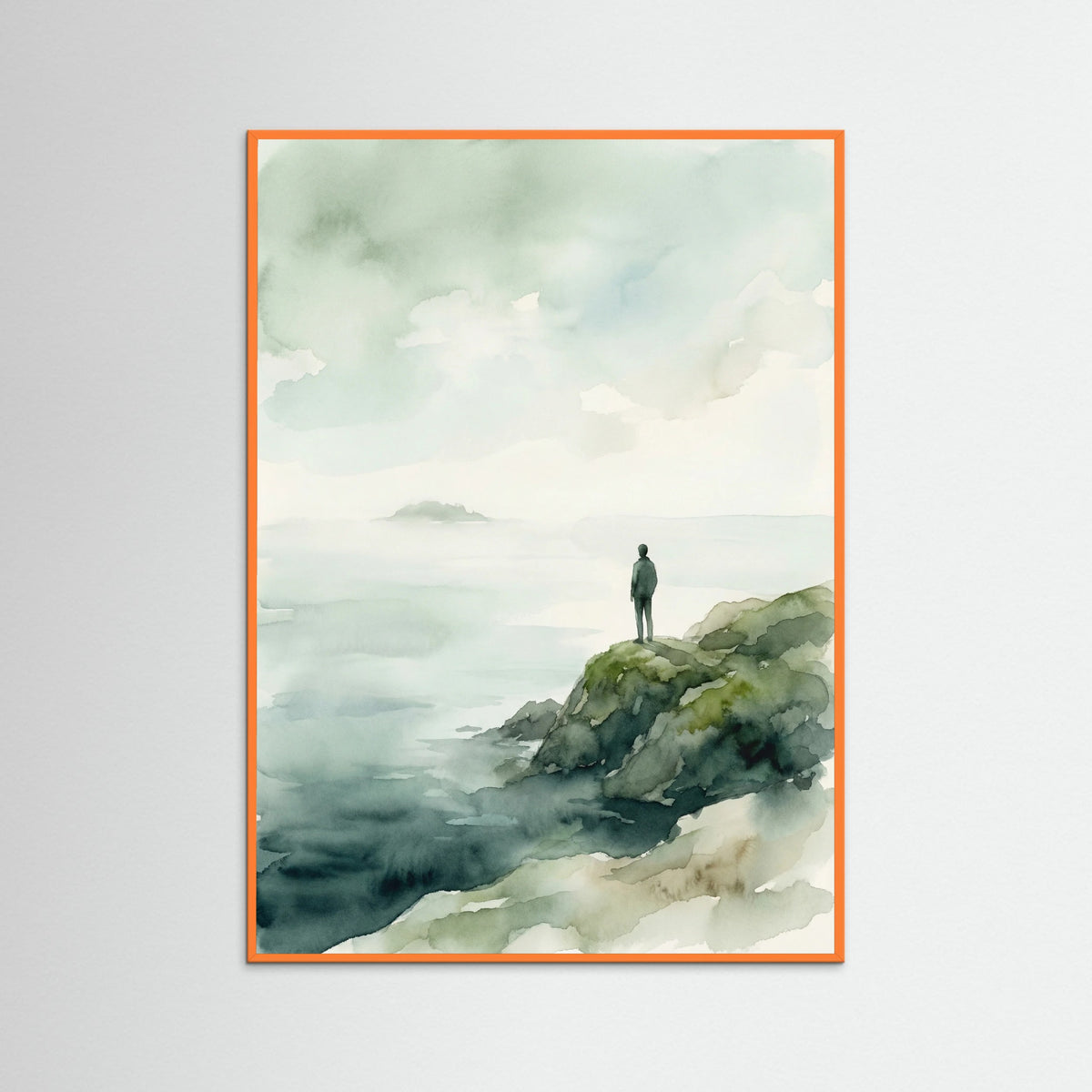 Orange Wood Serene Sail Journey