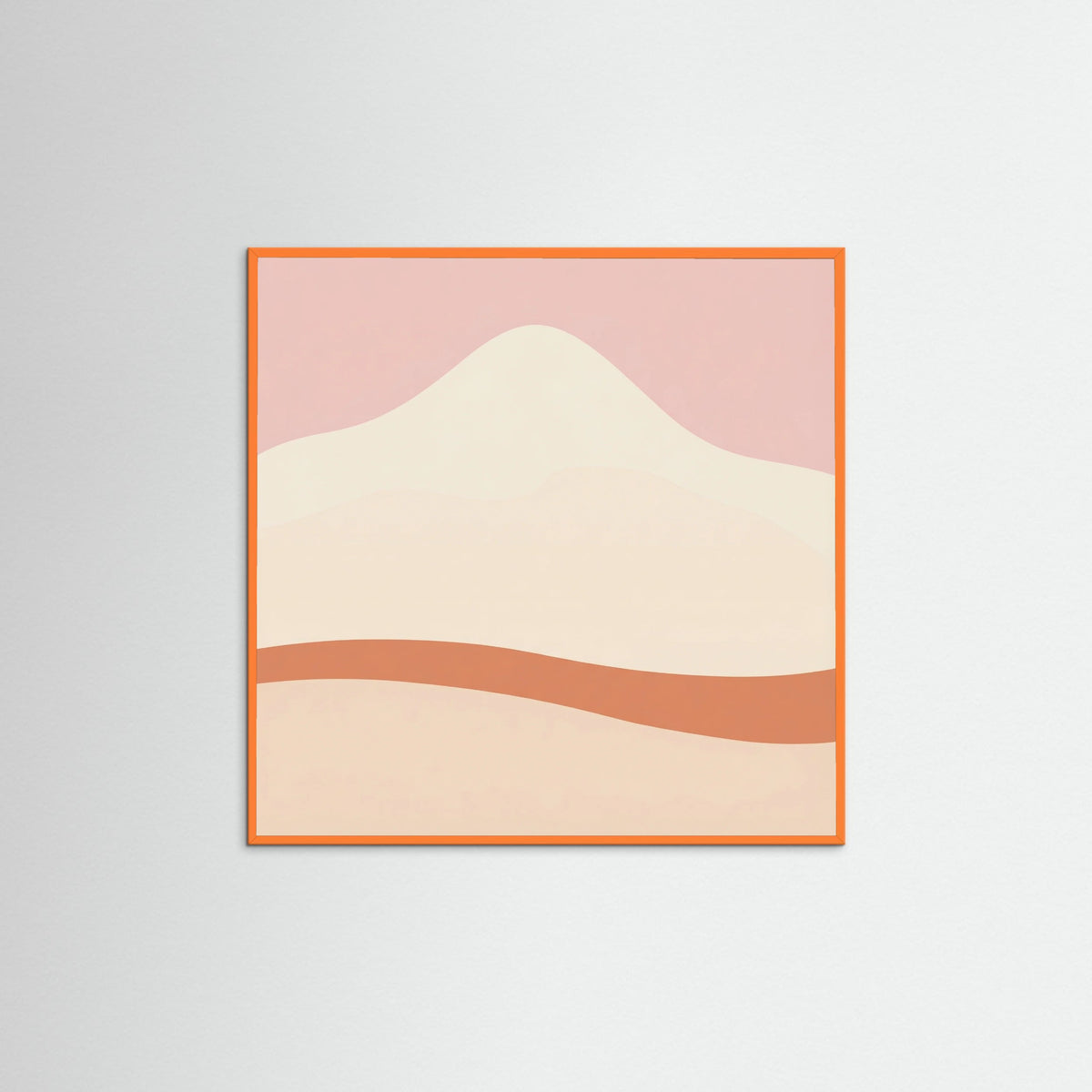 Orange Wood Square Gentle Flow