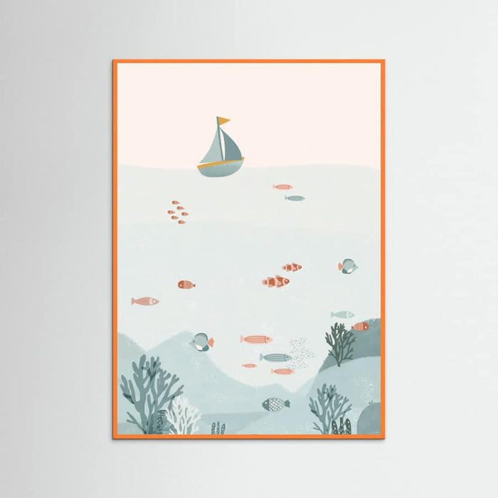 Under the Blue Sea Poster – Poster und Kunstdruck