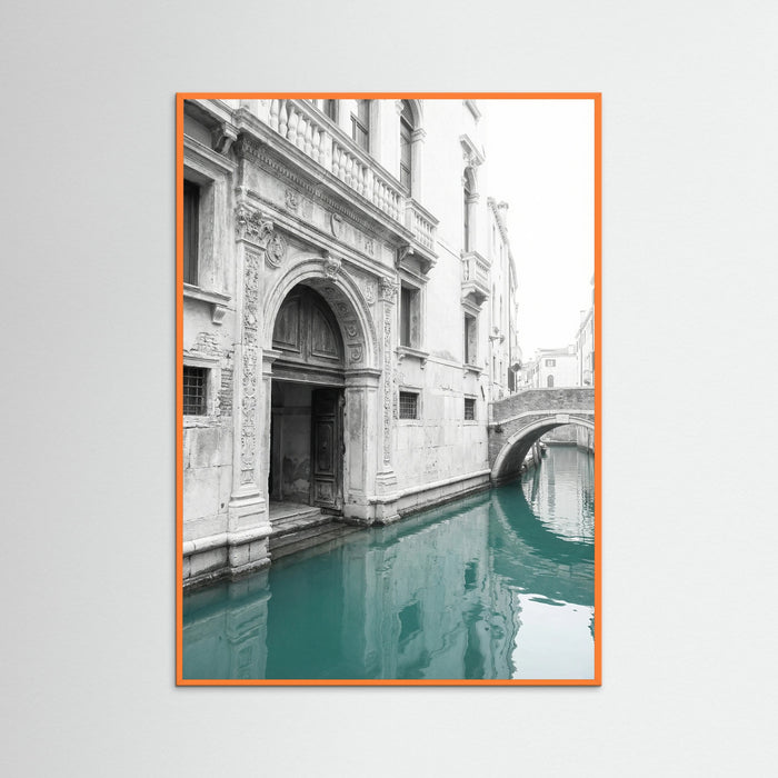 Orange Wood Venetian Serenity