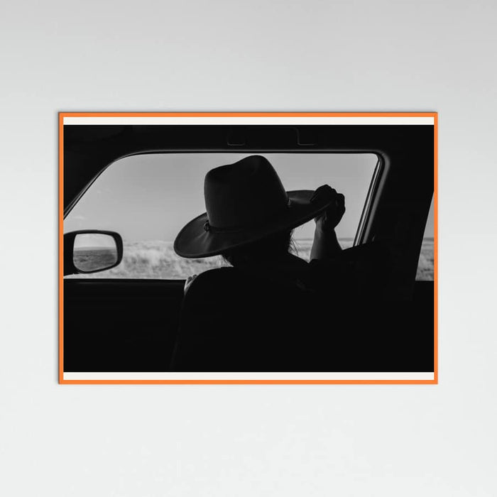 Orange Wood West Texas Explorer Poster