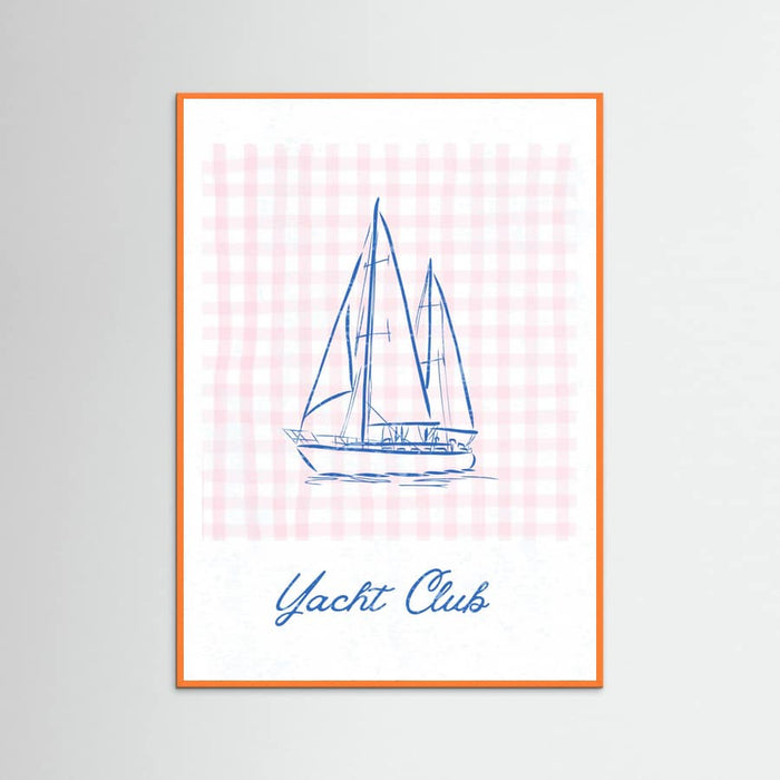 Yacht Club Poster – plakat og kunsttryk