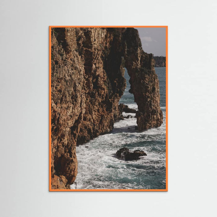 sea waves and rocks Poster – plakat og kunsttryk