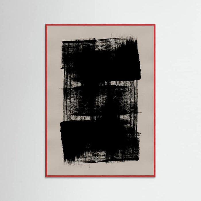 Abstract Brush Strokes 180Y Poster – Poster und Kunstdruck