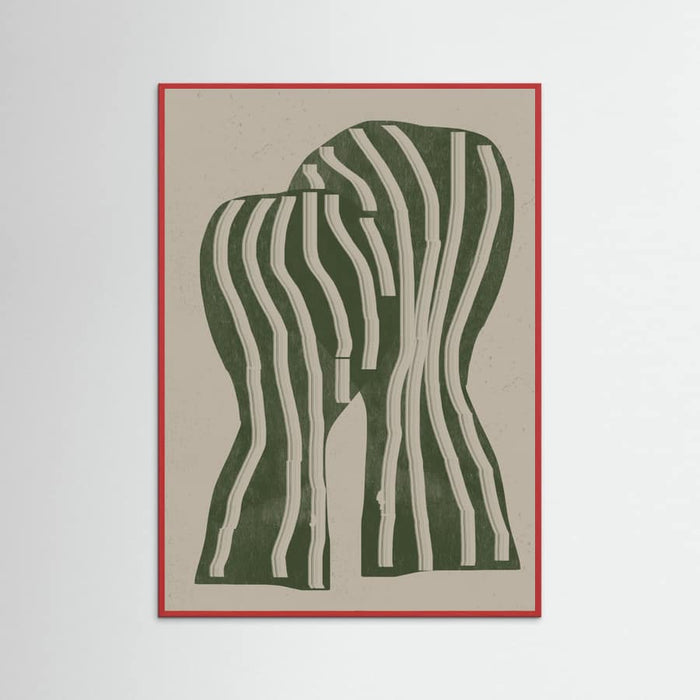 Abstract Kiss Poster – plakat og kunsttryk