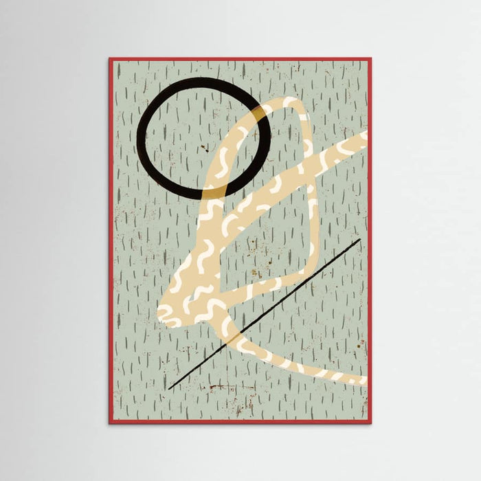 Red Wood Balancegame(patternline) Poster