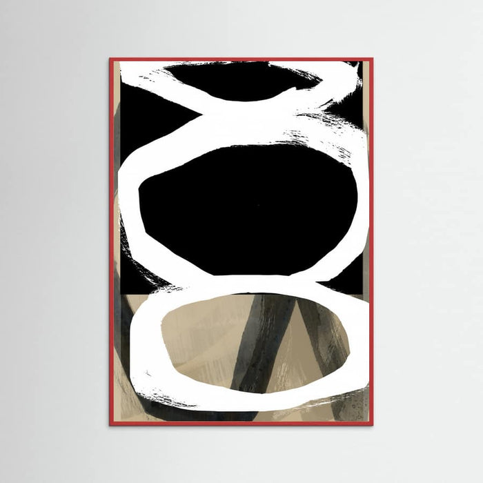 Bold Black On White No4 Poster – plakat og kunsttryk