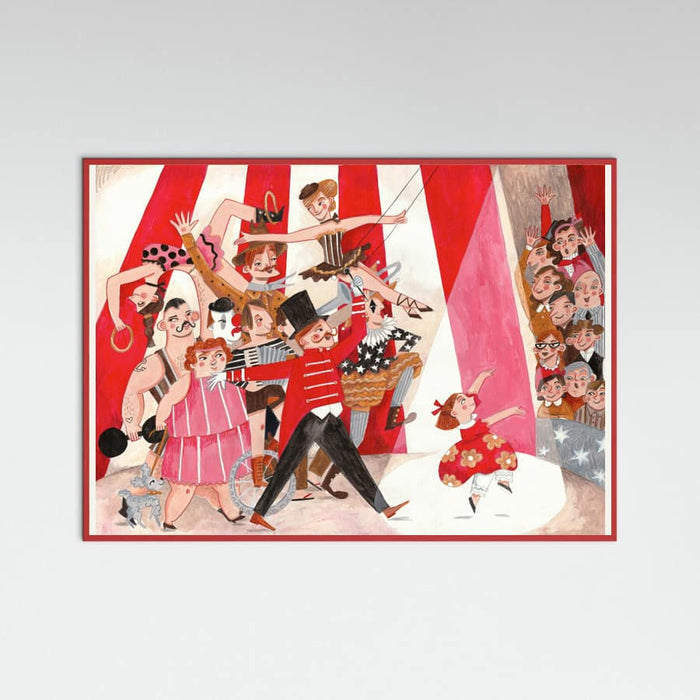Circus in the city Poster – poster and art print