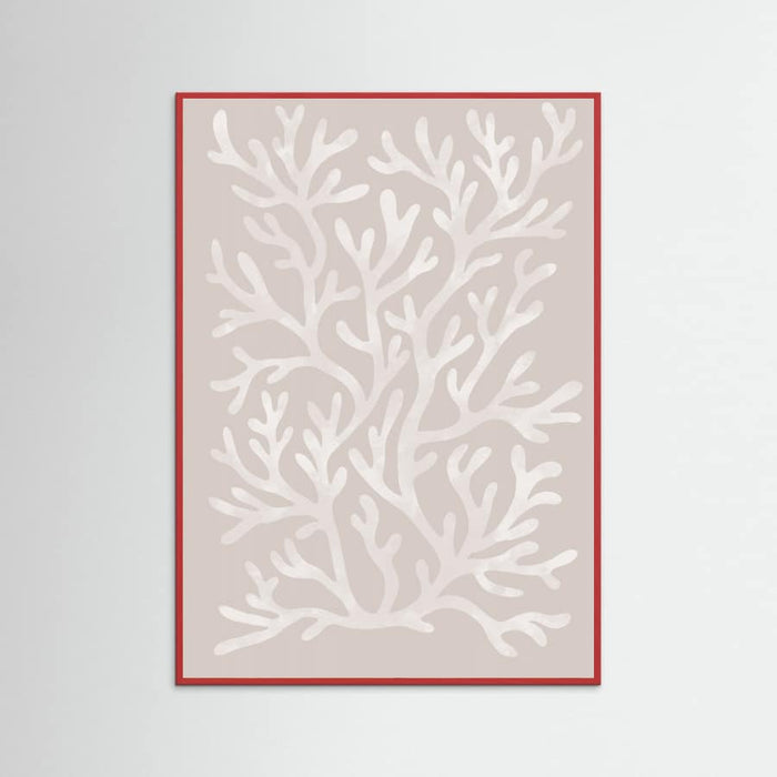 Coral pattern Poster – poster and art print