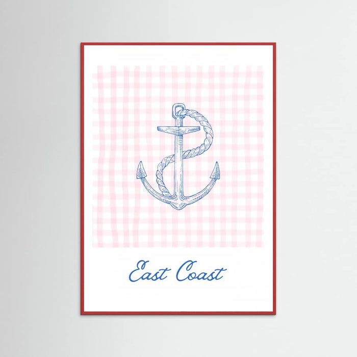 East Coast Anchor Poster – poster and art print
