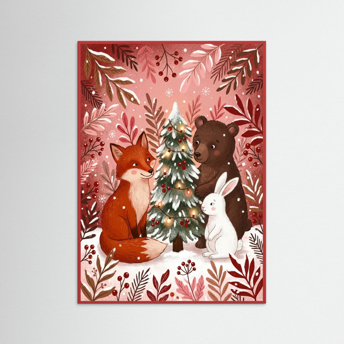 Red Wood Festive Spirit