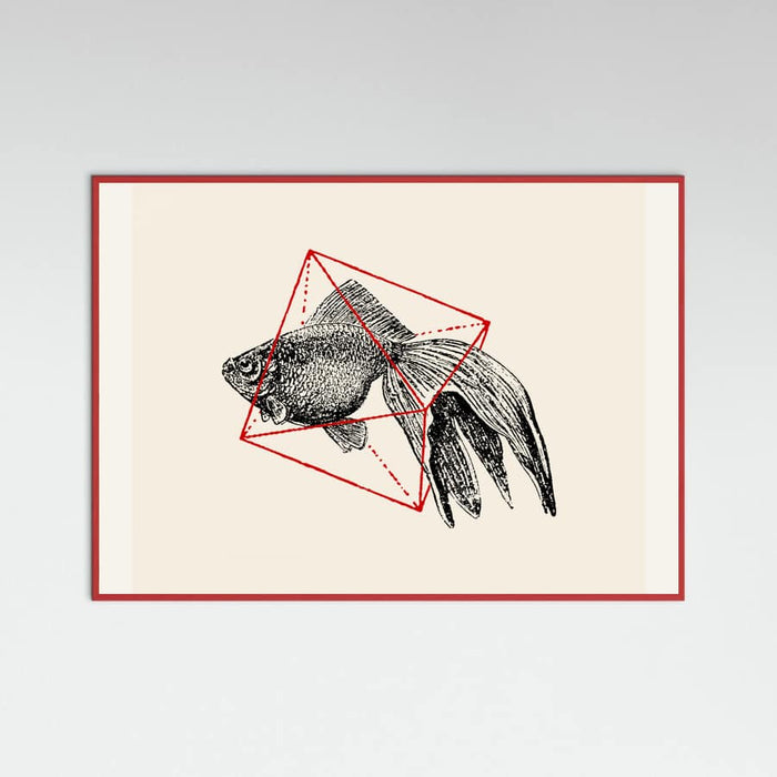 Poster Fish In Geometrics Nº3 – poster e stampa artistica