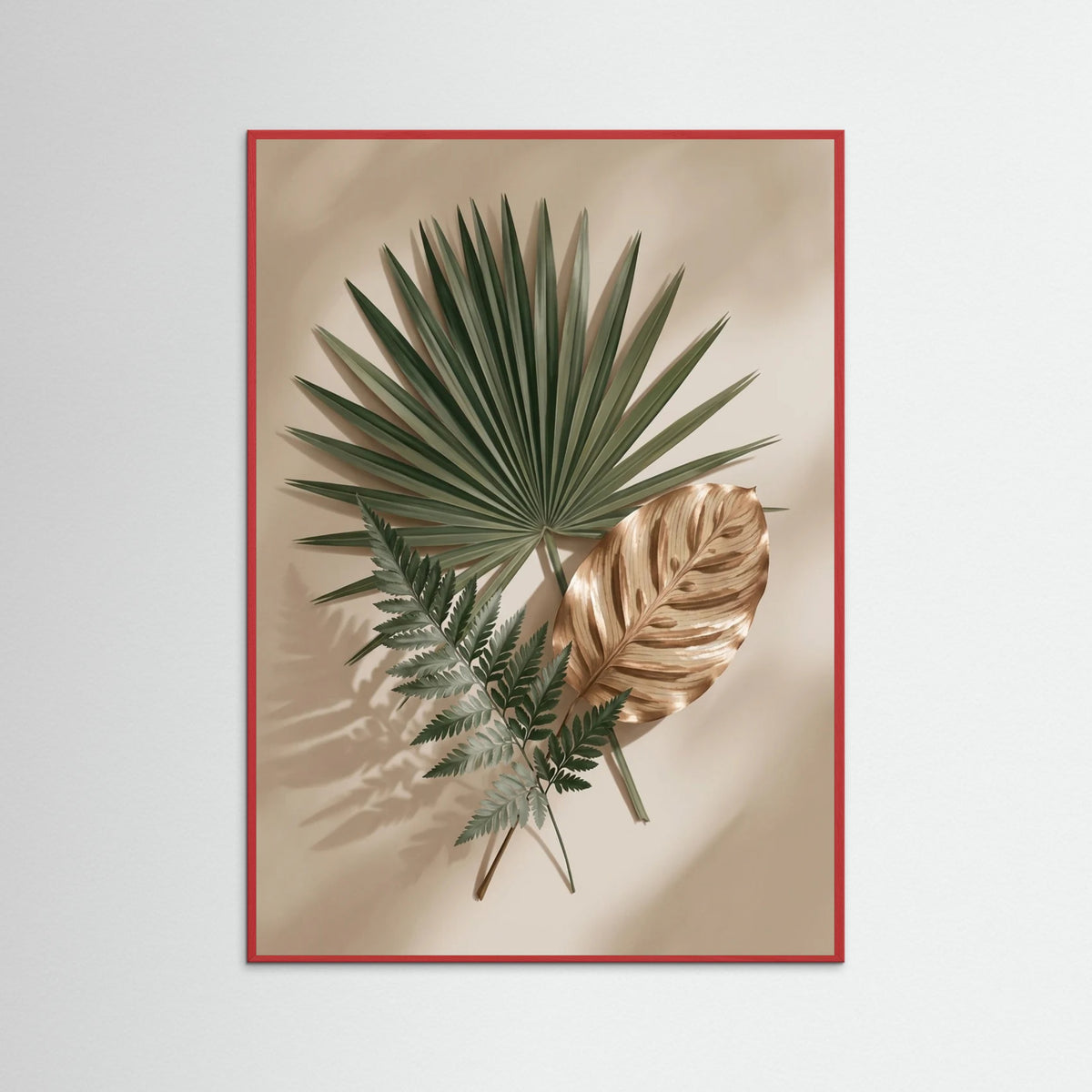 Red Wood Gilded Tropics
