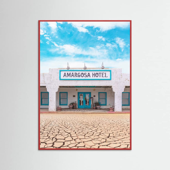 Historic Amargosa Hotel and Opera House in Death Valley Junction, California Poster – poster and art print