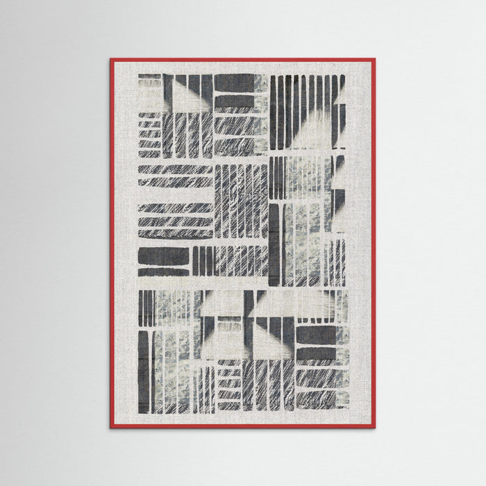 Red Wood Linear Echoes 1 Poster
