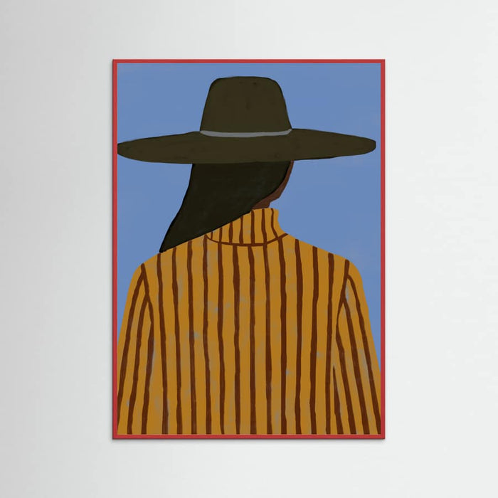 Plakat Modern Woman with Hat – plakat i druk artystyczny