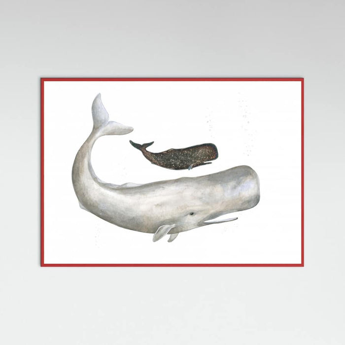 Poster Mother and Baby Sperm Whale – poster e stampa artistica