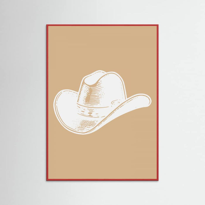 Plakat Neutral Cowboy Hat – plakat i druk artystyczny