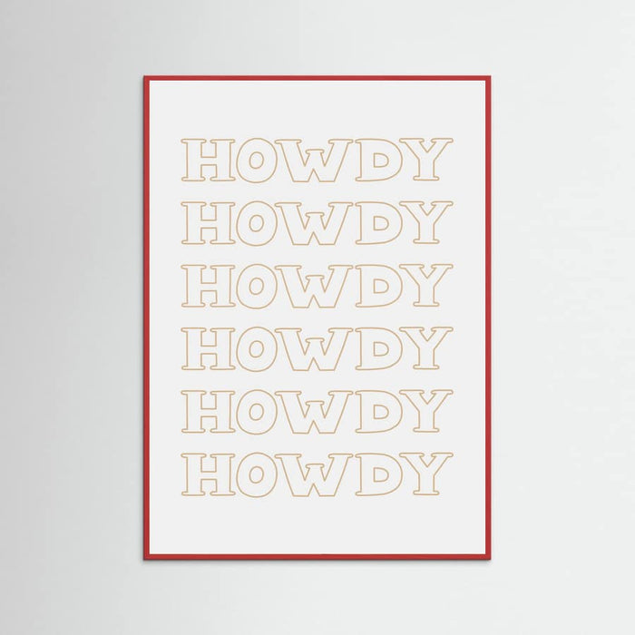 Plakat Neutral Howdy – plakat i druk artystyczny