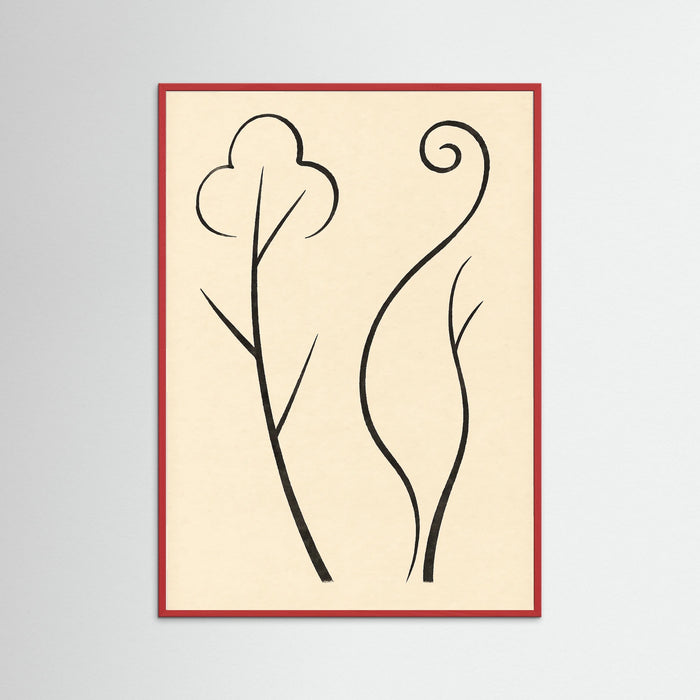Red Wood Organic Curves