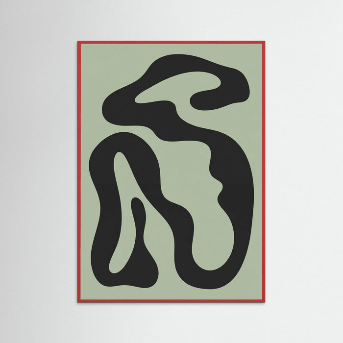 Organic Shapes Abstraction – poster och konsttryck