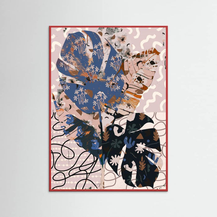 Red Wood Patternplayno10 Poster