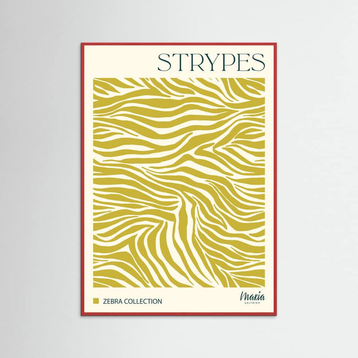 STRIPES. Zebra Collection Poster – plakat og kunsttryk