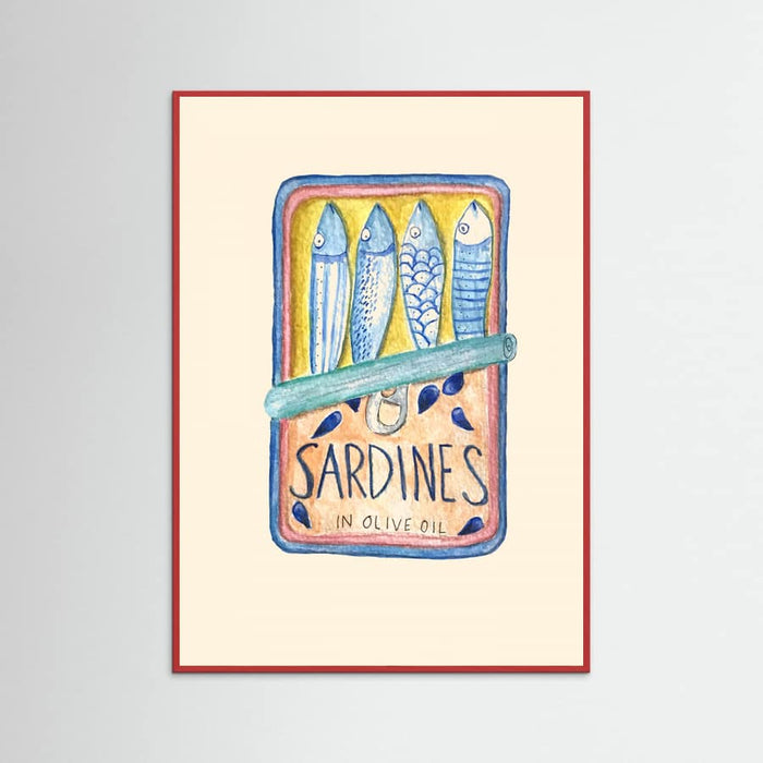 Sardines Poster – Poster und Kunstdruck