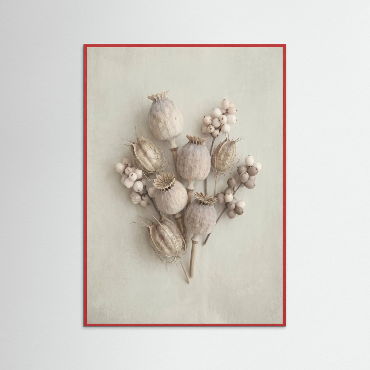 Red Wood Soft Petal Reverie